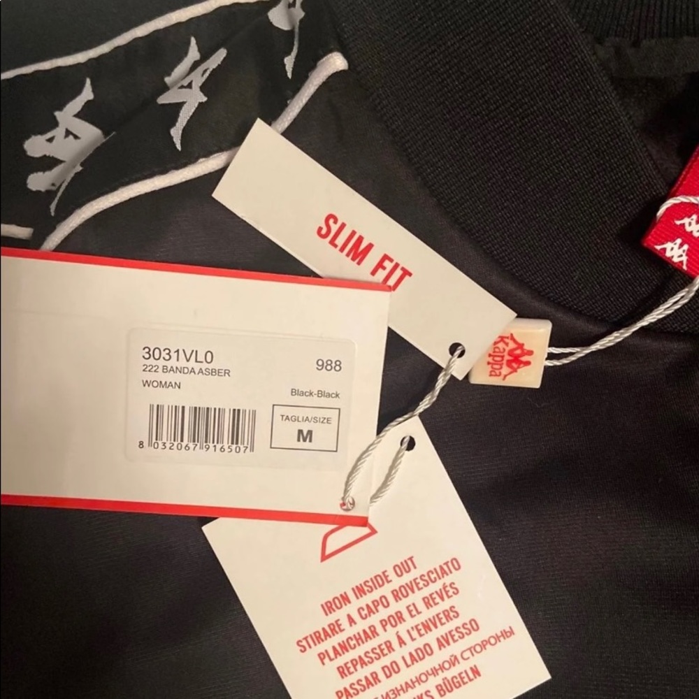Women’s Kappa zip up jacket brand new with tags.